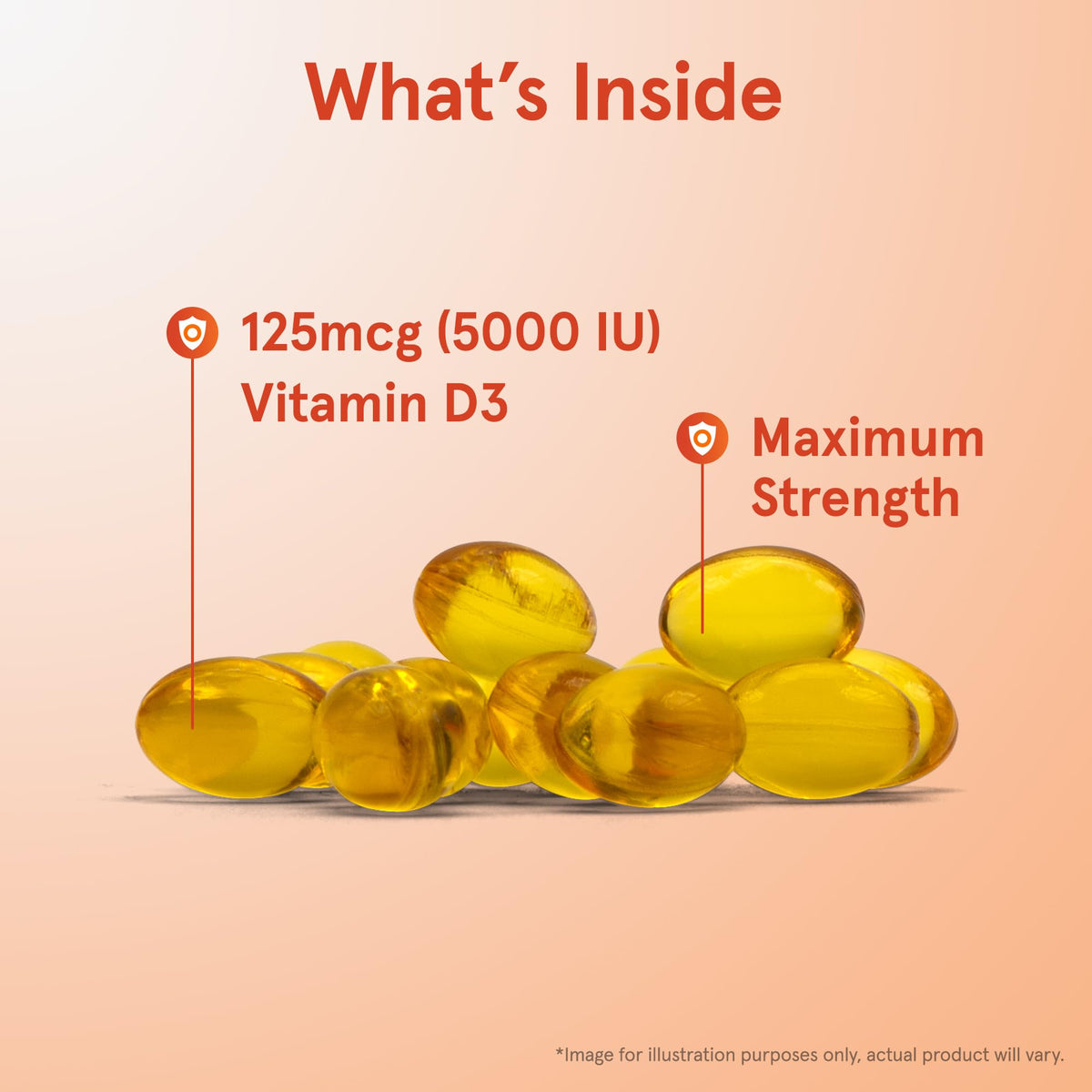 Gélules de Jarrow Formulas Vitamine D3 sur une table