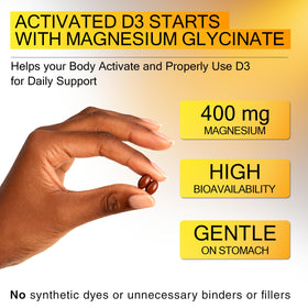 Gélules de KEY ELEMENTS sur une table en bois
