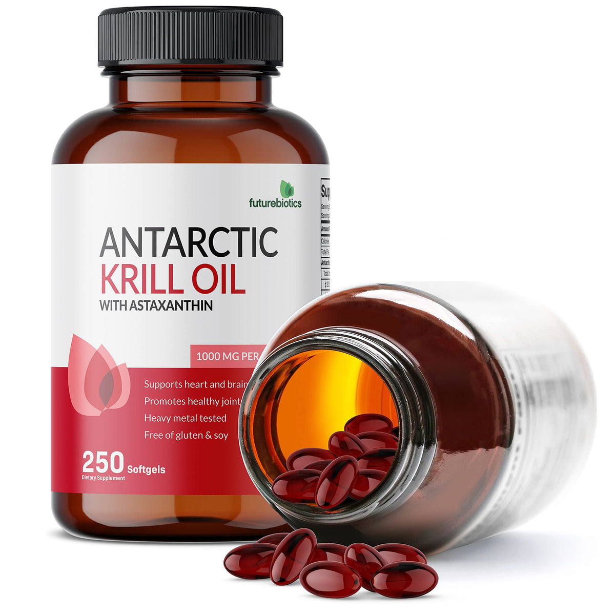 Gélules de krill Futurebiotics dans un environnement naturel