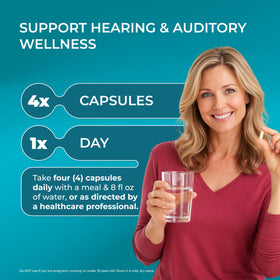 Gélules de la Formule de Soutien Auditif PUREHEALTH RESEARCH
