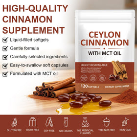 Gélules de laraspi à la cannelle de Ceylan dans un sachet refermable