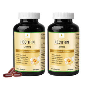 Gélules de Lecithine de Tournesol JulyDeer 2400mg vue de face