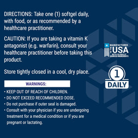 Gélules de Life Extension Once-Daily Health support dans la main