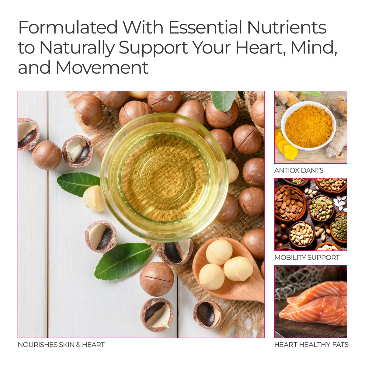Gélules de Livingood Daily Omega 3 6 9 Plus Curcuma sur fond blanc
