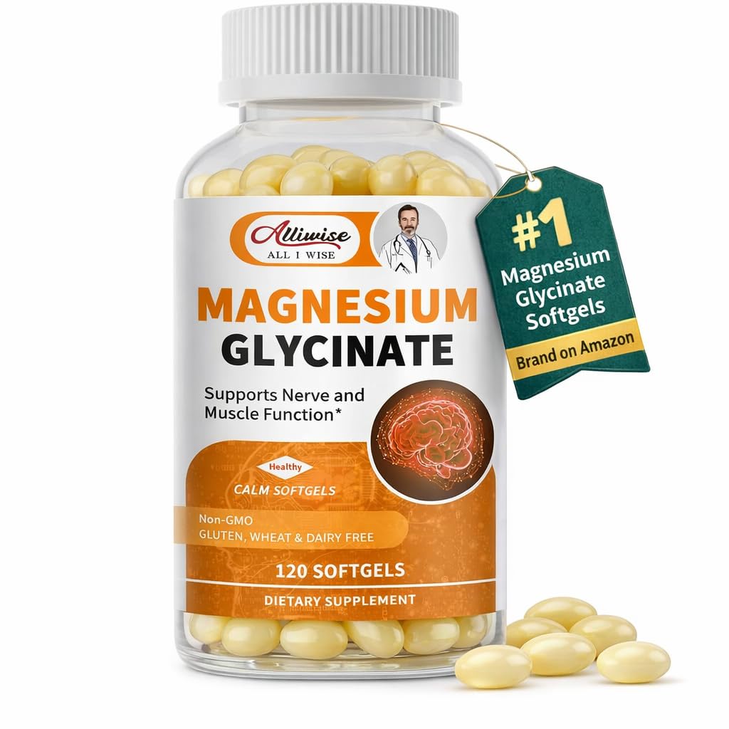 Gélules de Magnésium Glycinate 400mg d'Alliwise, vue de face
