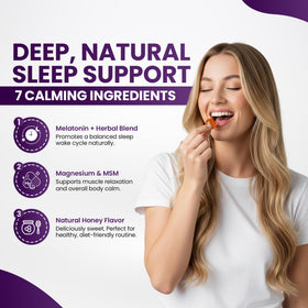 Gélules de Mélatonine Sakoon nutrition avec ingrédients naturels