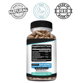 Gélules de mousse de mer Kaya Naturals avec racine de bardane
