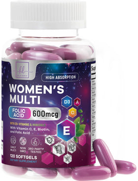 Gélules de multivitamine complète pour femmes Hello Lovely! vue de face
