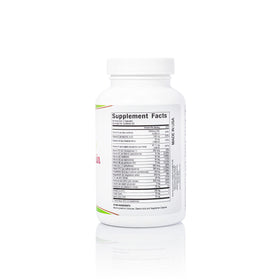 Gélules de multivitamines quotidiennes avec ingrédients visibles