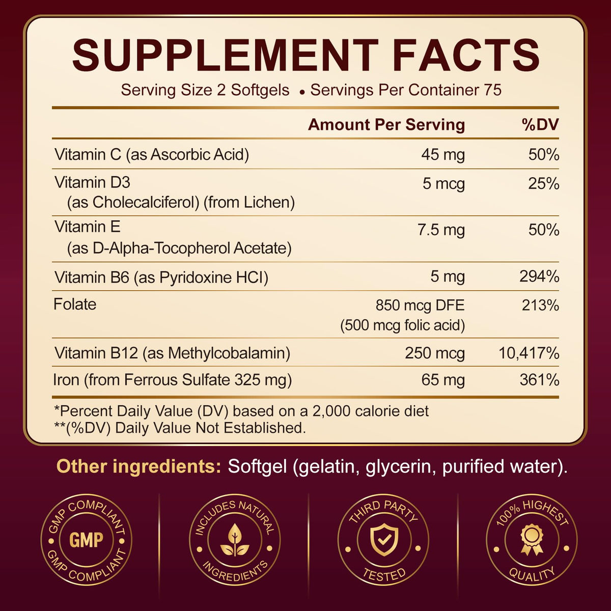 Gélules de Navobary Multivitamine 8-en-1 sur fond blanc