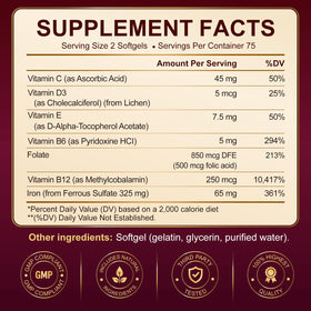 Gélules de Navobary Multivitamine 8-en-1 sur fond blanc