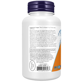 Gélules de NOW Foods Huile de Krill 500 mg en gros plan