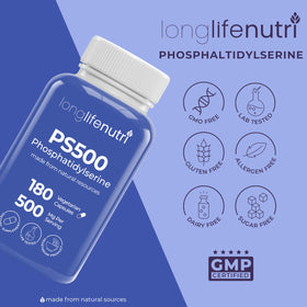 Gélules de Phosphatidylserine Pure 500mg dans un environnement naturel