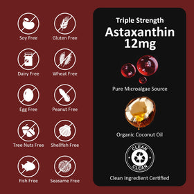 Gélules de PhytoVital Astaxanthin sur une table en bois