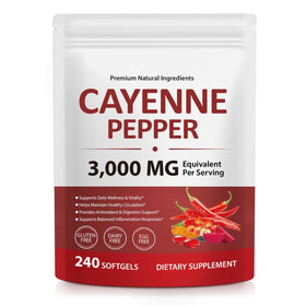 Gélules de piment de cayenne RSGRT en sachet de 240 unités