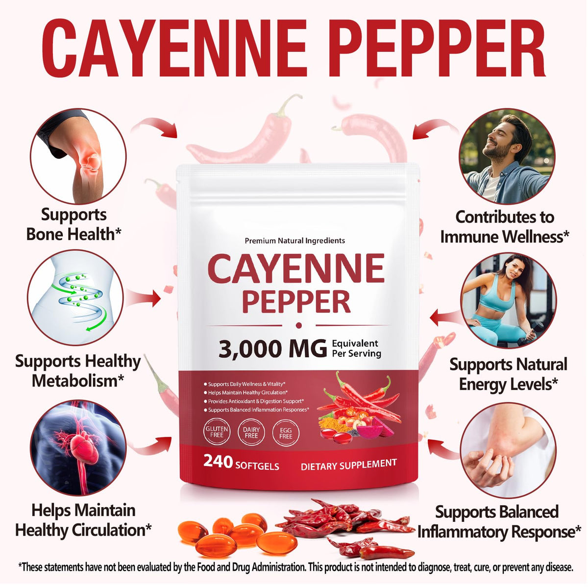 Gélules de poivre de cayenne VOGSIG avec extrait de betterave et curcuma