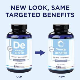 Gélules de PRN Omega 3 rTG dans leur emballage