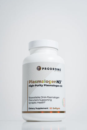 Gélules de Prodrome Plasmalogen N3 sur une table en bois