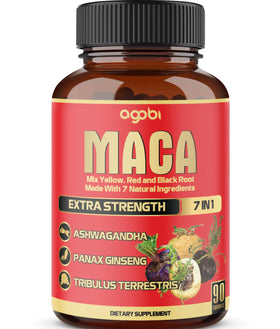 Gélules de racine de Maca Agobi en emballage avant