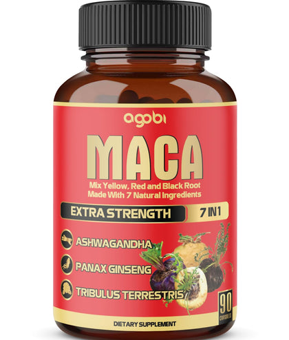 Gélules de racine de Maca Agobi en emballage avant