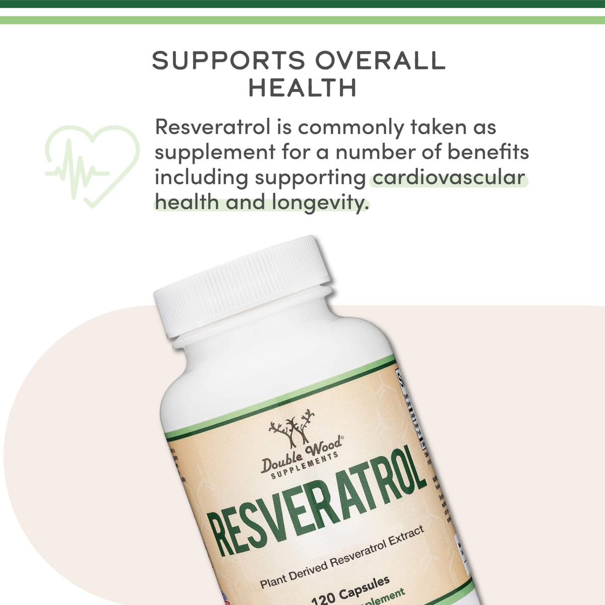 Gélules de Resveratrol 500mg prêtes à être prises