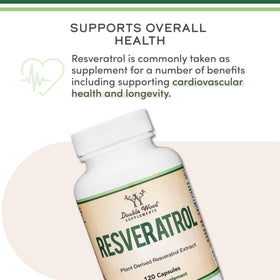 Gélules de Resveratrol 500mg prêtes à être prises