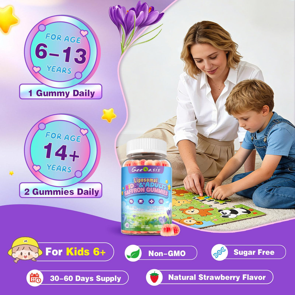 Gélules de Safran avec ingrédients naturels