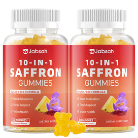 Gélules de Safran Jabsah 10-en-1, vue de face