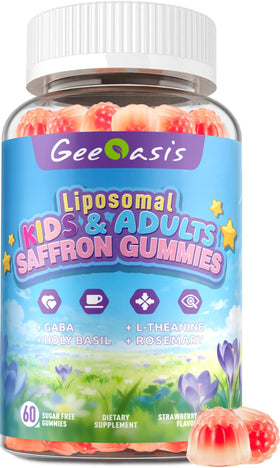 Gélules de Safran Liposomal Geeoasis 60 unités - vue de face