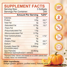 Gélules de SCOLA Huile de Graines de Citrouille sur une surface blanche