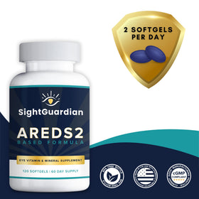 Gélules de Sight Guardian AREDS2 dans un environnement de cuisine