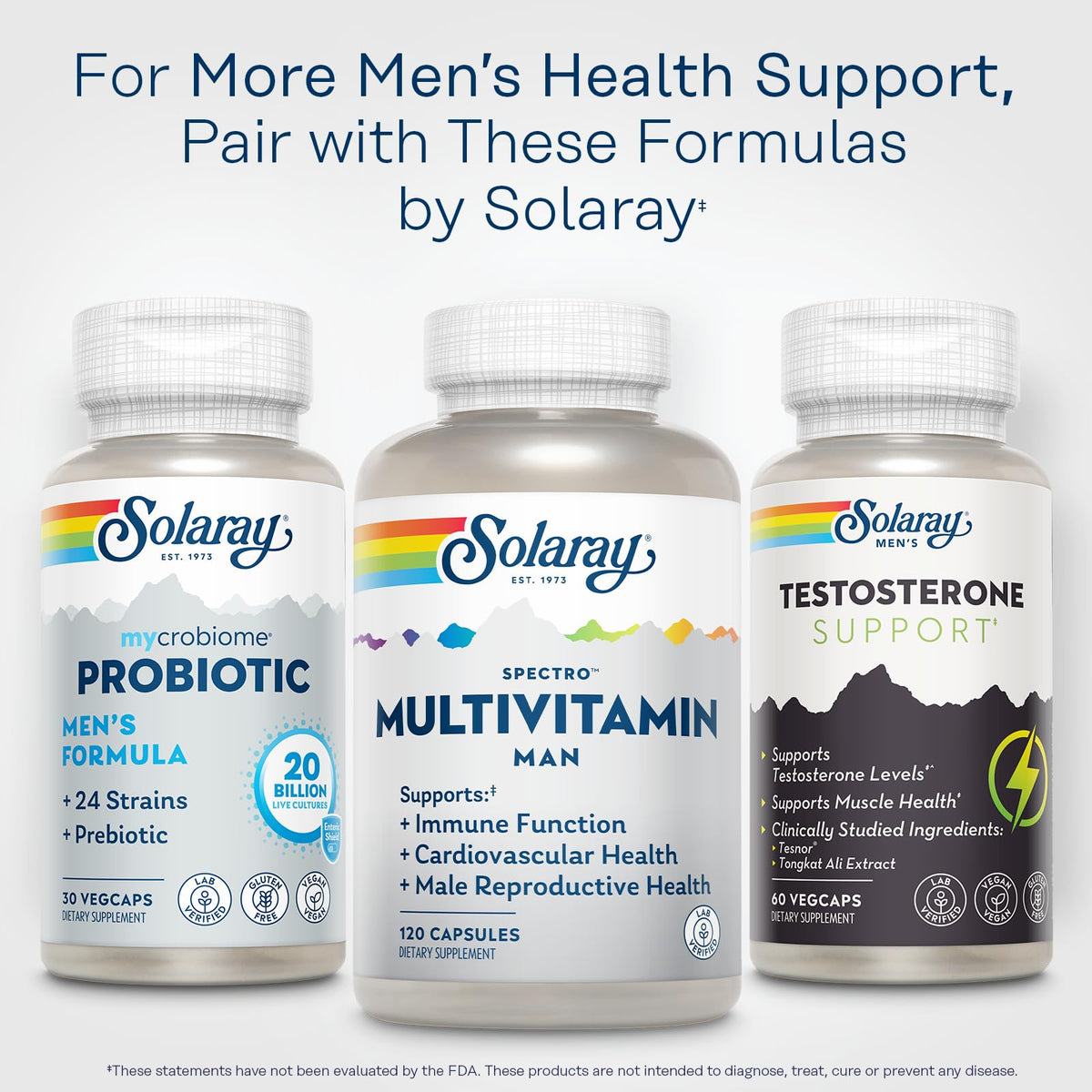 Gélules de SOLARAY Spectro Energy Multivitamin sur une cuillère
