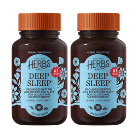 Gélules de sommeil Herbs Etc. en boîte, vue de face