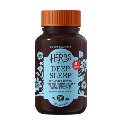 Gélules de sommeil Herbs Etc. en flacon de 60 unités