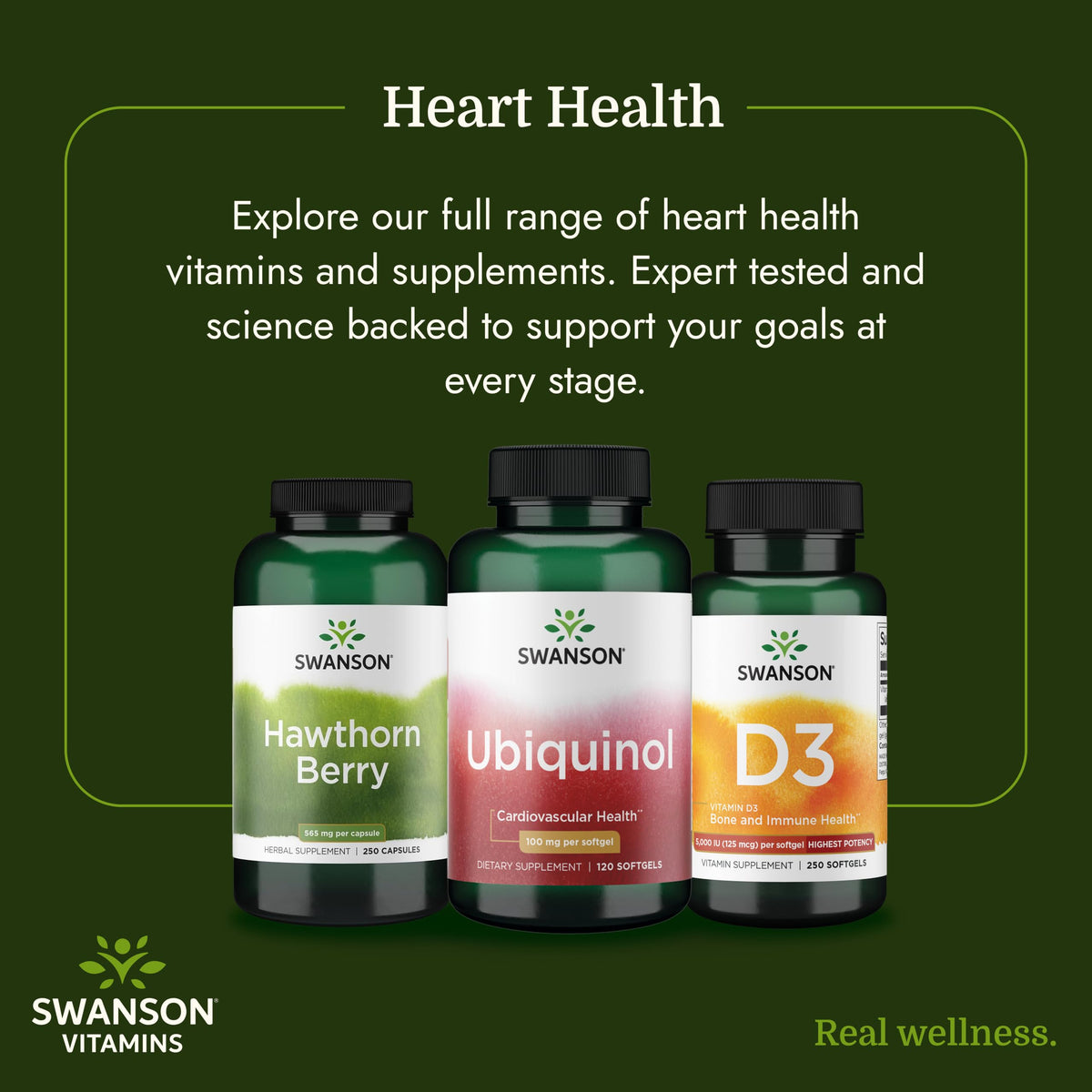 Gélules de Swanson Ubiquinol CoQ10 100 mg sur une cuillère