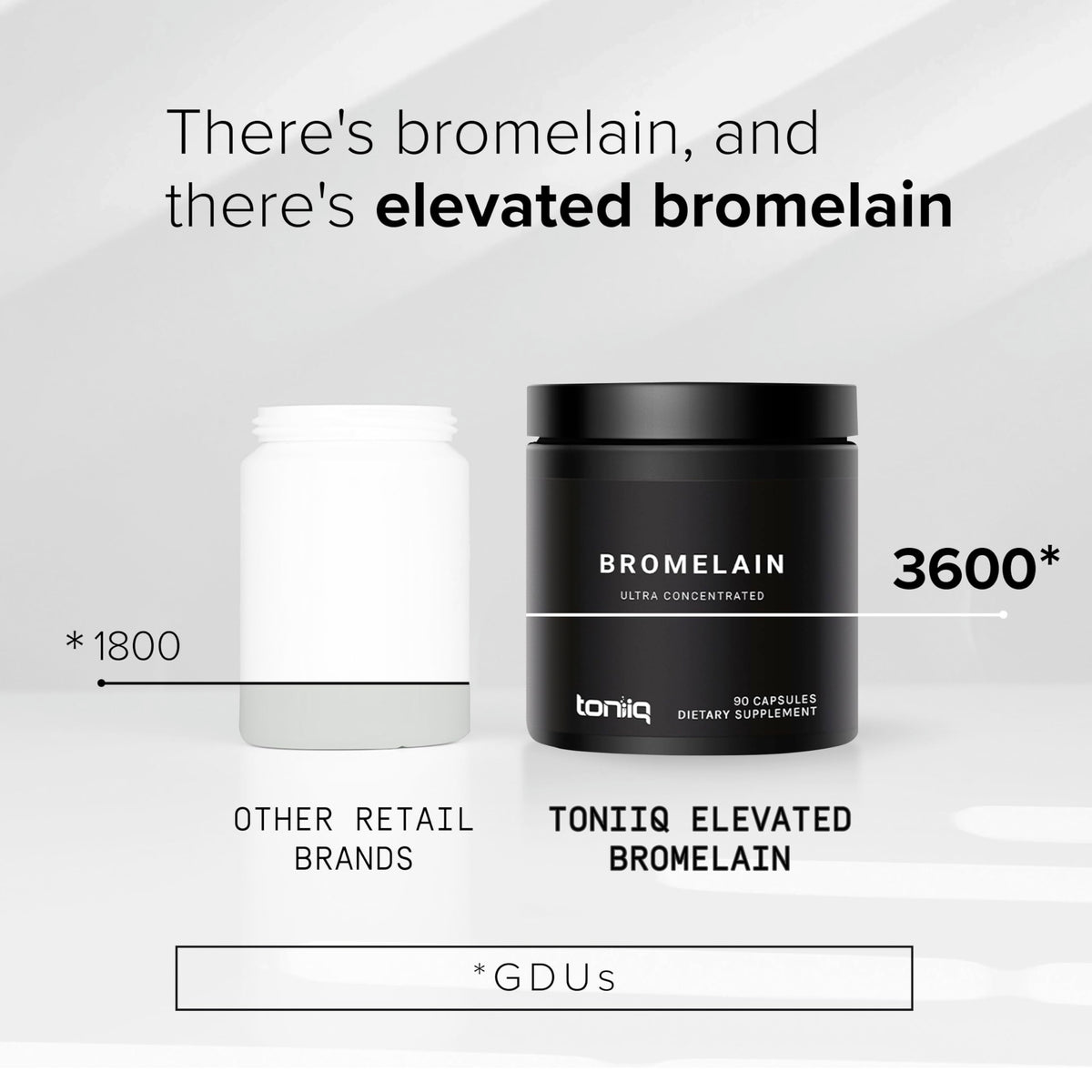 Gélules de Toniiq Bromélaïne sur une table