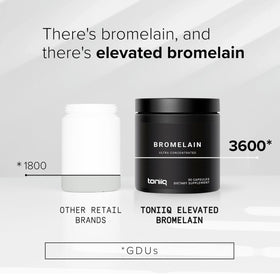 Gélules de Toniiq Bromélaïne sur une table