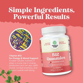 Gélules de Vitamine B12 Natures Craft sur une table