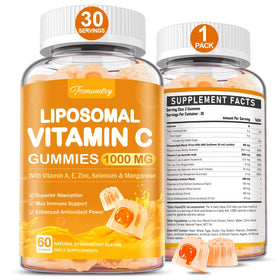 Gélules de vitamine C liposomale Tcemundry 1000mg en vue de face