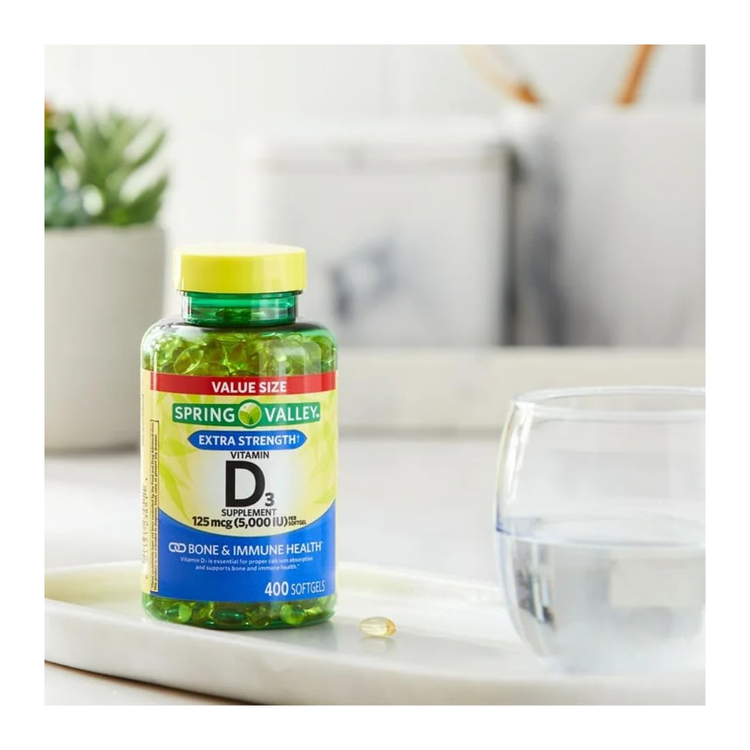Gélules de Vitamine D3 FitMania avec rouleau de glace