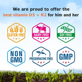 Gélules de Vitamine D3 K2 Innate Vitality dans une main
