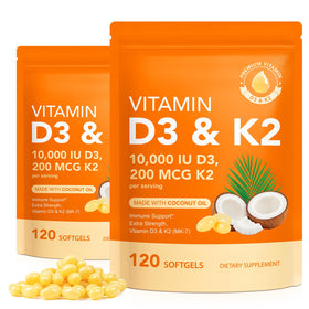 Gélules de vitamine D3 K2 MXCZBSM en emballage