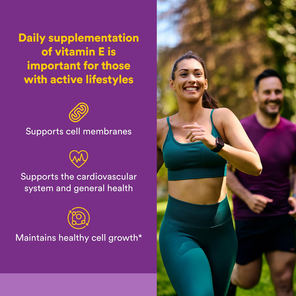 Gélules de Vitamine E 134 mg, vue latérale avec étiquette