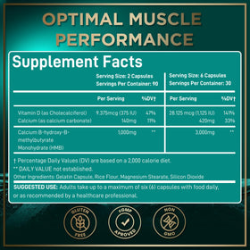 Gélules de WILD FUEL HMB 3000mg dans une main