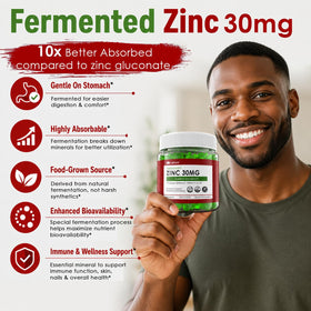 Gélules de Zinc Fermenté LILICARE montrant la taille des gélules