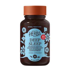 Gelules Deep Sleep Bio de Herbs Etc. en boîte de 30 unités