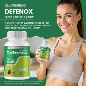 Gélules Defenox IDEAL PERFORMANCE avec un verre d'eau
