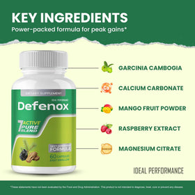 Gélules Defenox sur une table en bois