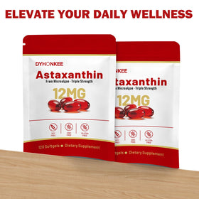 Gélules douces DYHONKEE Astaxanthin dans un sachet