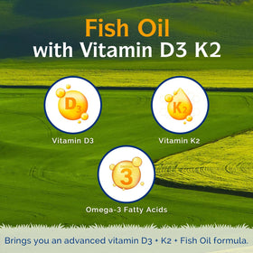 Gélules douces Innate Vitality Omega 3 sur fond blanc
